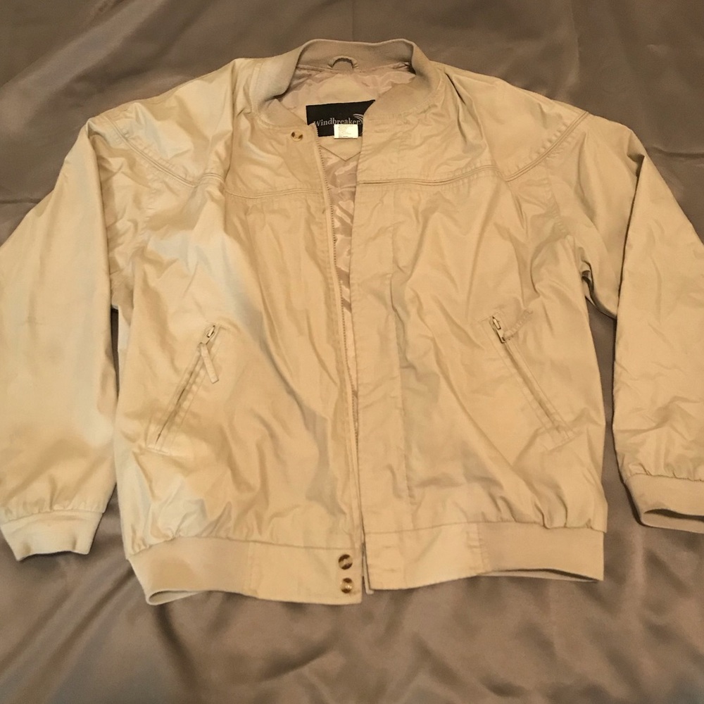 Original Windbreaker Jacket Khaki colored